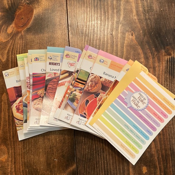 Kitchen | Easy To Bake Easy To Make Recipe Cards | Poshmark